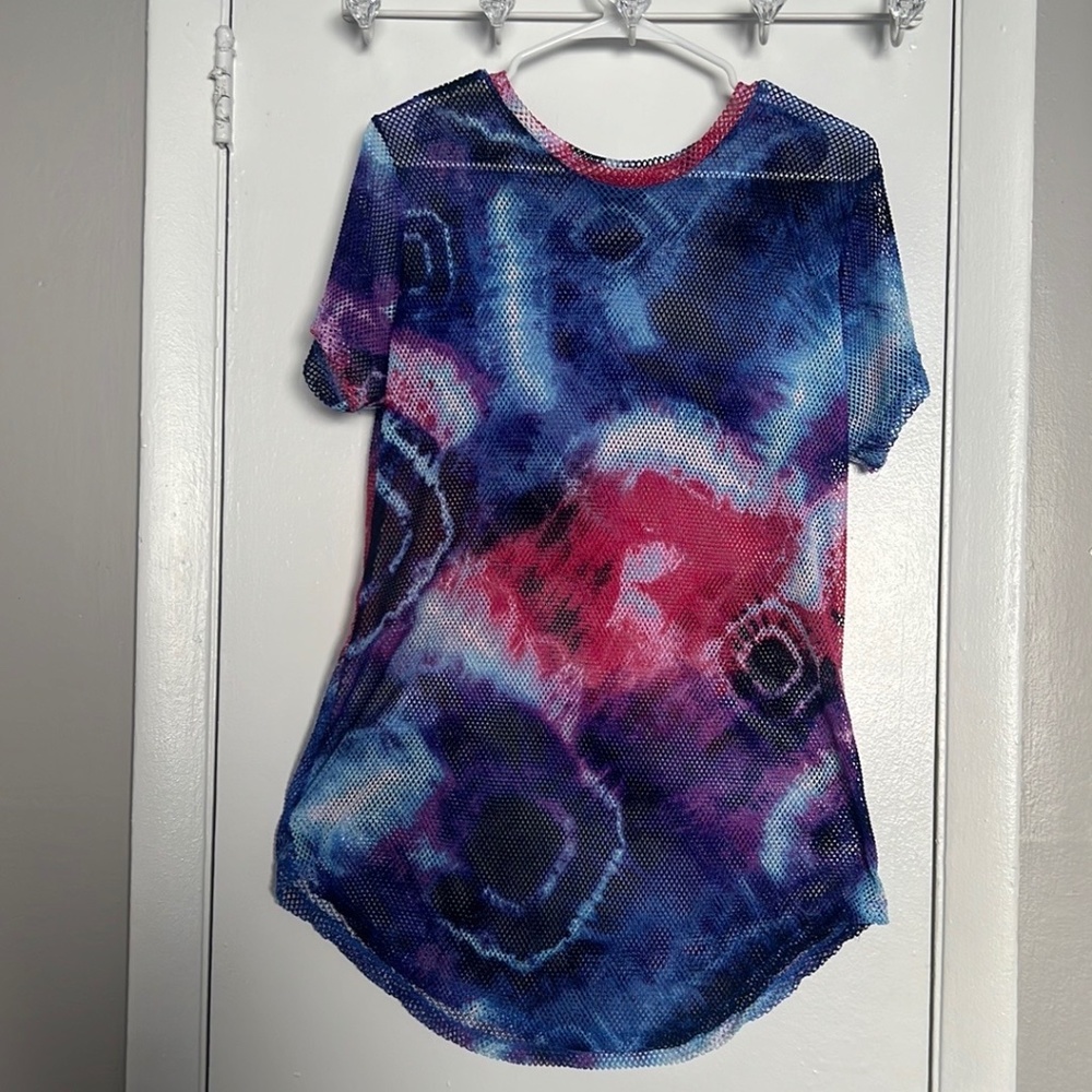 ROUGE COLLECTION Multicolor Tie Dye Bathing Suite Cover